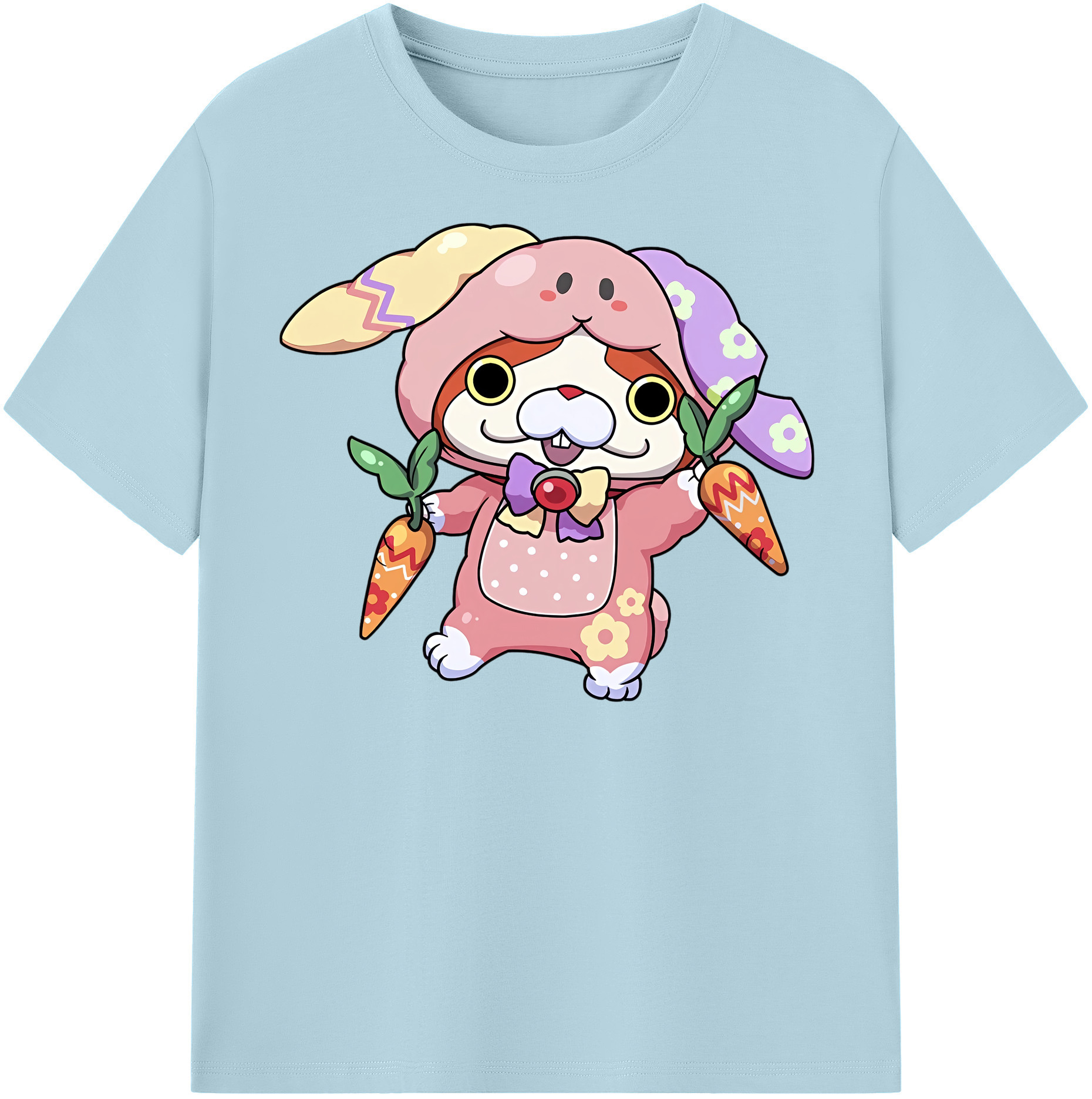（画像用） 妖怪ウォッチ Yo-kai Watch 綿100％半袖Tシャツ（フロントプリント）